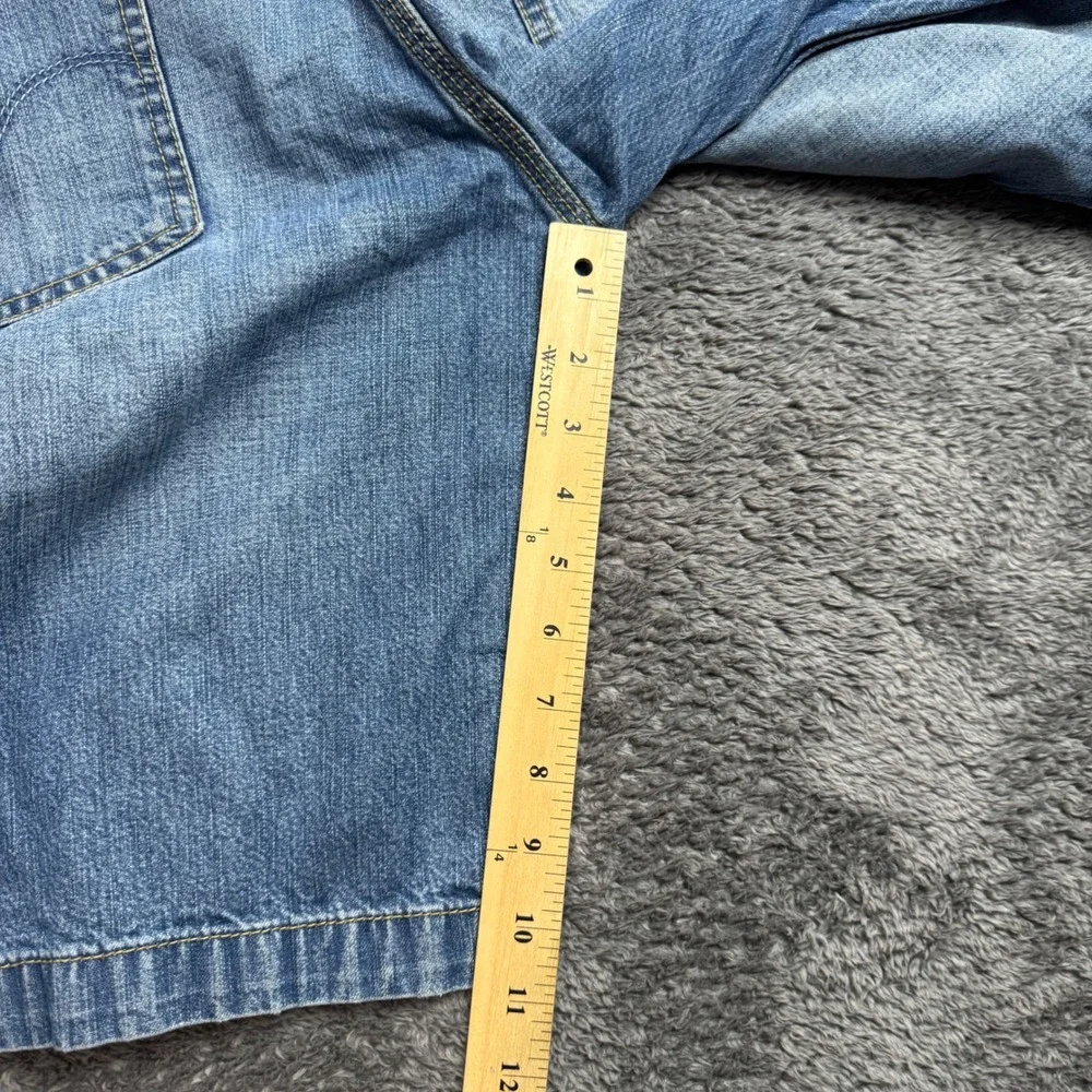 Levis Carpenter Denim Shorts Mens W31 Light Wash Utility Workwear Blue Jeans